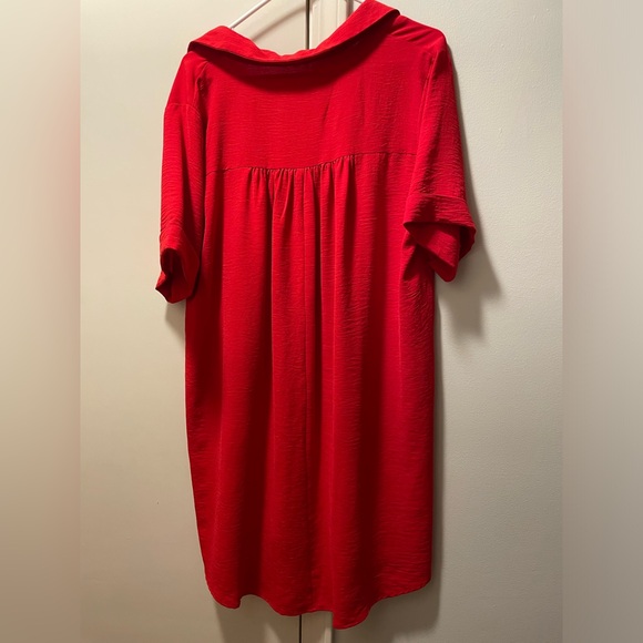 Jodifl Red Collared Dress Size L - Picture 2 of 2